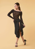 BODY&SOUL - Купальник ДР KARLA LINE микрополиамид+сетка флок, черный, S