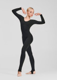 TAMILA - Комб.ДР вырез,лосины хлопок стрейч, черный, 122см