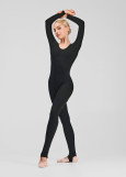 TAMILA - Комб.ДР вырез,лосины хлопок стрейч, черный, 122см