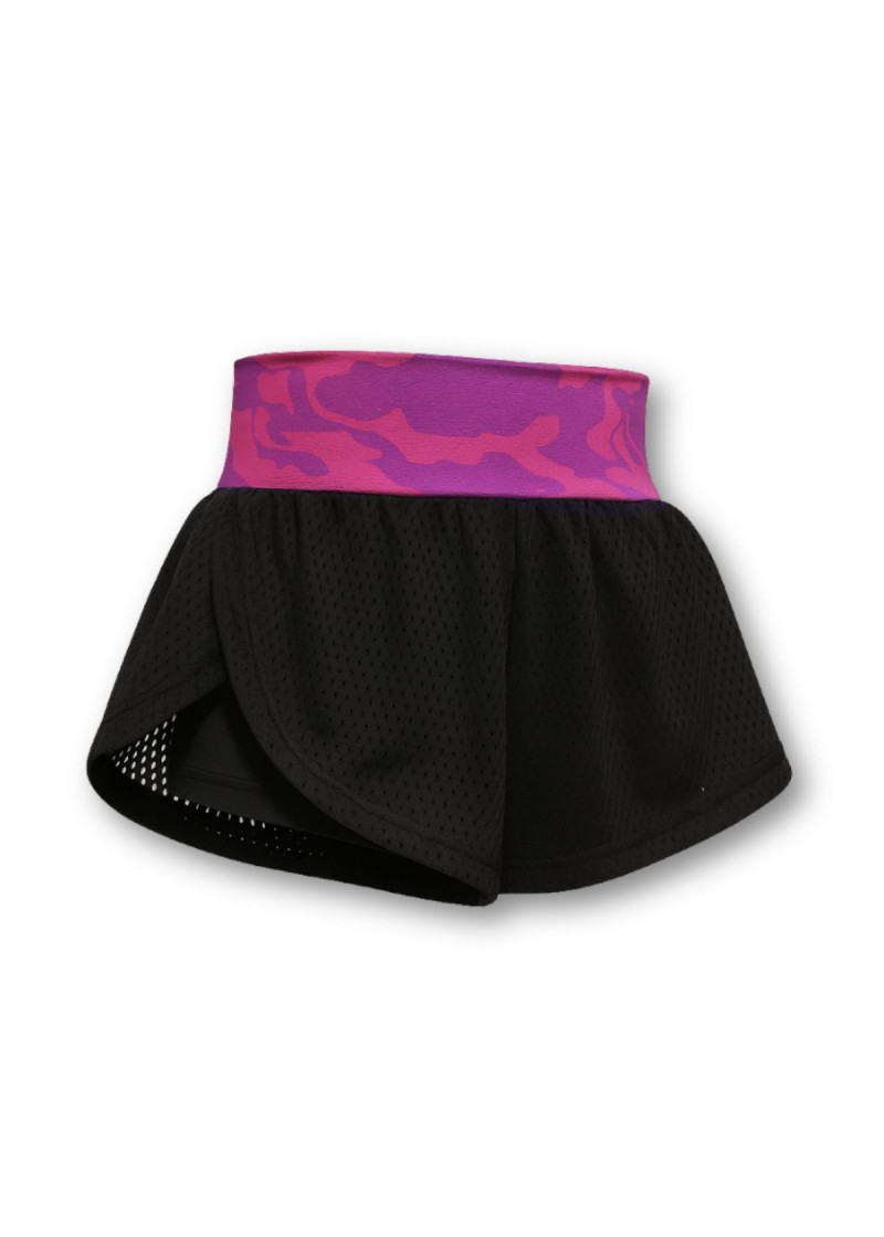 Шорти SILVIA GALAXY, подвійні мікрополіамід+сітка, black+galaxy, XS