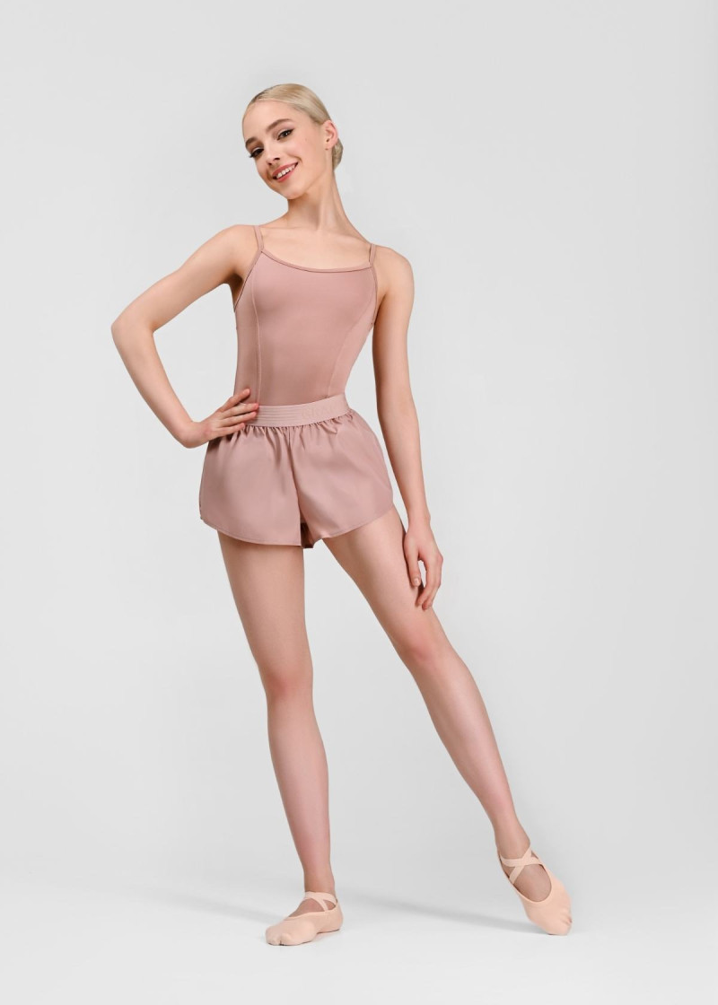 Шорти САУНА GRAND PRIX, широкі 100%поліестер, кораловий мигдаль, 158см