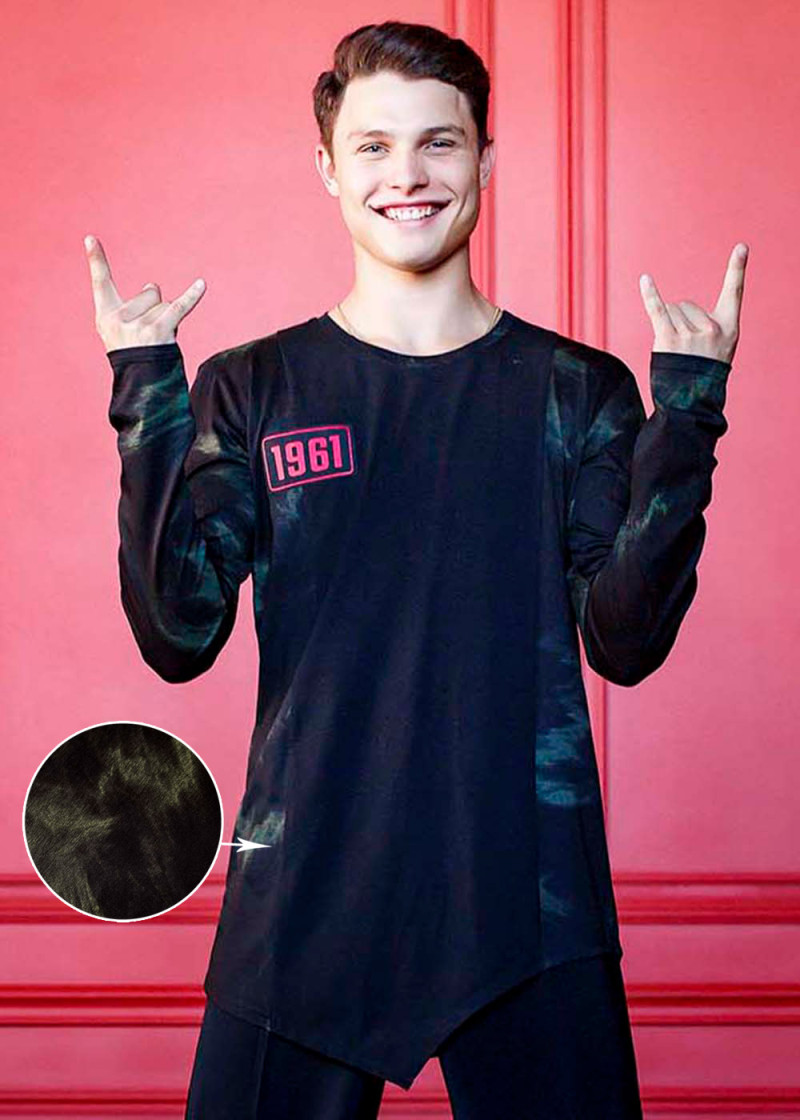 LUCKY CHARM - Топ ДР "Create" 90%хлопок, 10%эластан, дымка-хаки, M