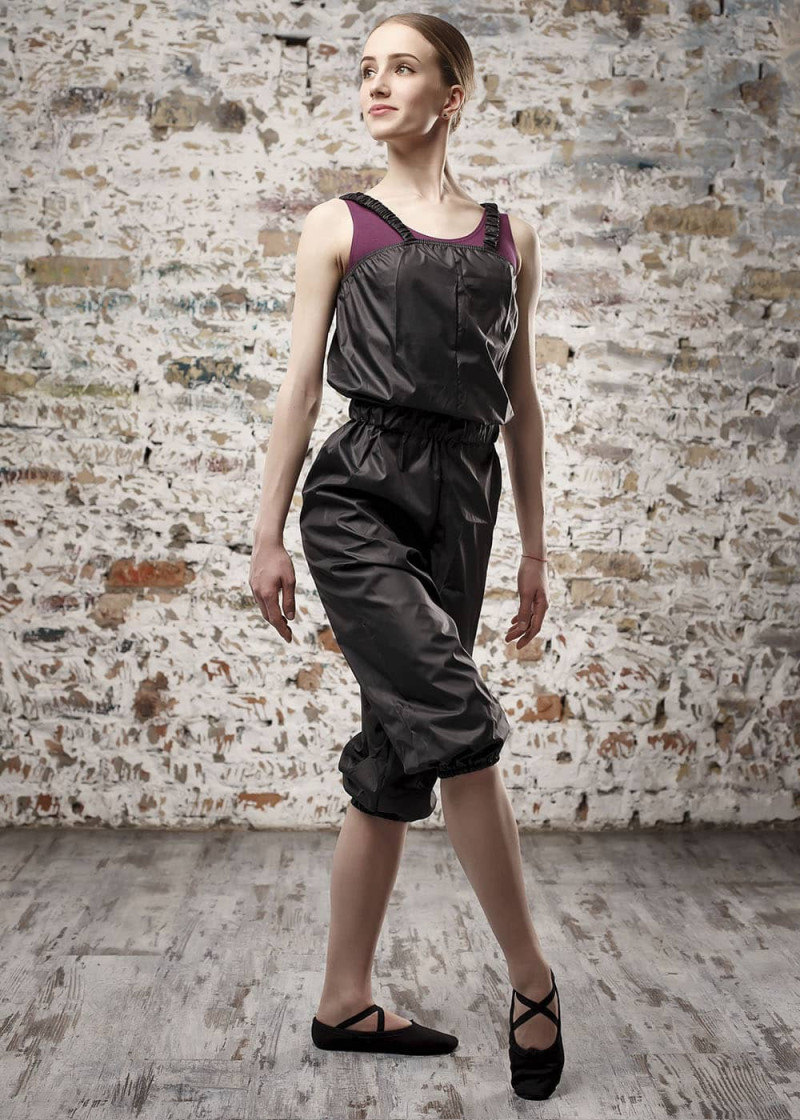 Напівкомбінезон САУНА 100%поліестер, чорний, L