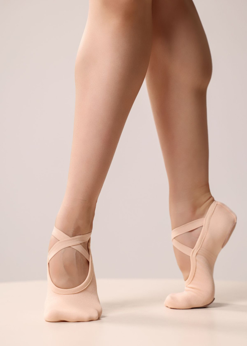 Балетки стрейчеві TENDU кирза стрейчева, балетний рожевий, 42