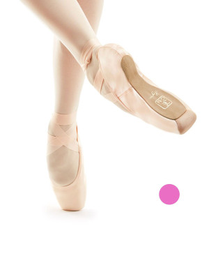 Пуанты LYRA LCL 3SDH (р) сатин, розовый, 10, M