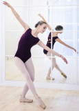 BALLET SUPERIORITY - К-к майка "Nikiya", переплет 90%полиамид, 10%эластан, grape, S