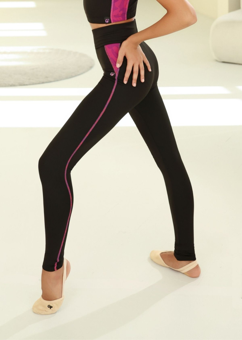 Лосини HAZAL нейлон, black+galaxy, S