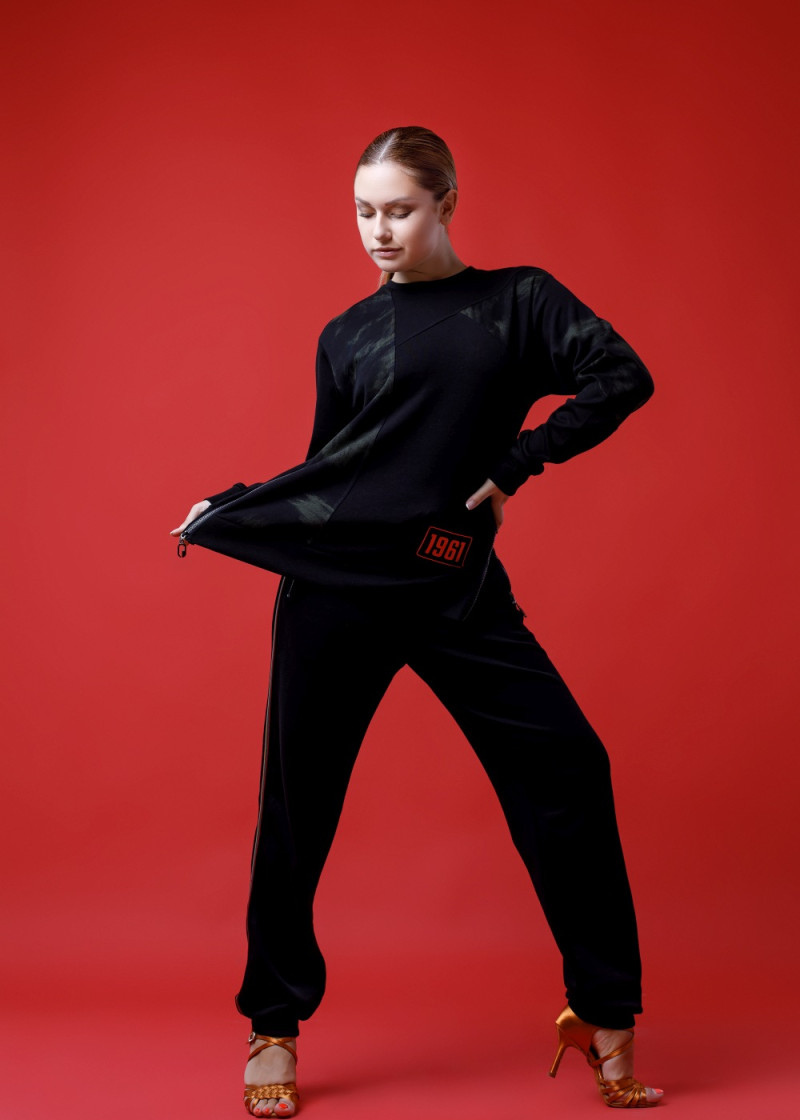 Топ GAIN, довгий рукав 90%бавовна, 10%еластан, димка-хакі, M