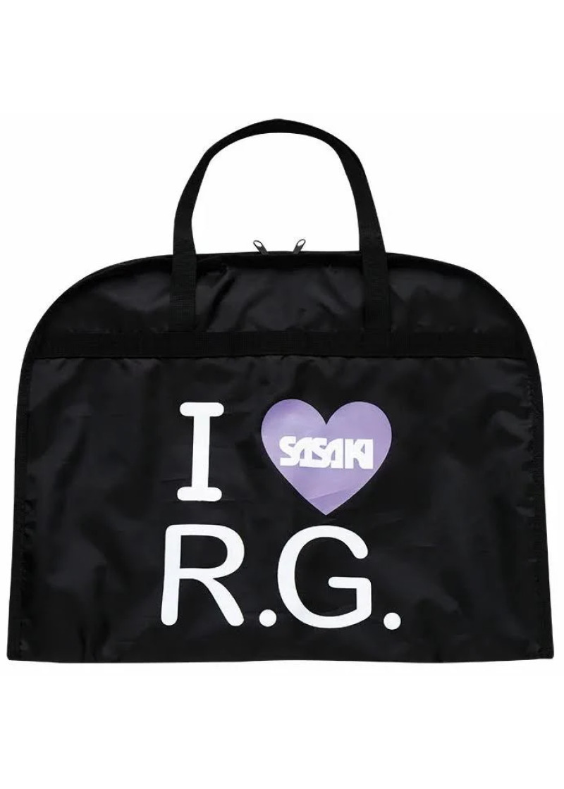 Чехол для купальника "I love R.G." AC-58 полиэстер, Black x White (BxW)