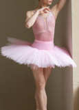 Пачка балетна BAJADERKA, 7 шарів тюль, pink, 152-158см