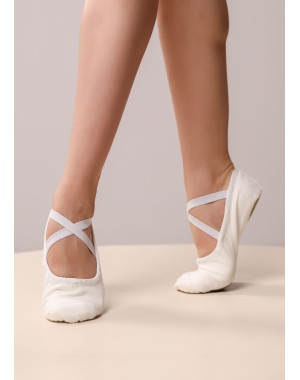 BATTEMENT - Балетки кирза, белый, 37