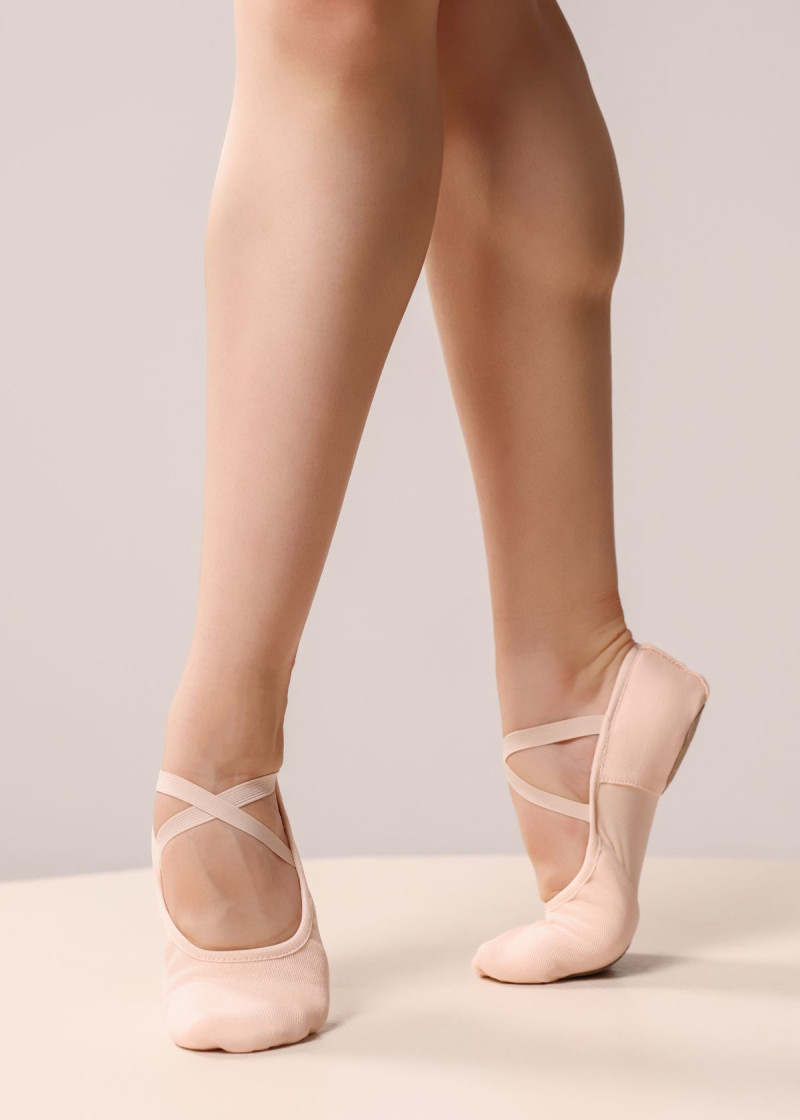 Балетки стрейчеві ATTITUDE Advance кирза стрейчева, балетний рожевий, 37