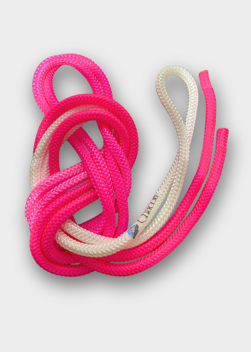 Скакалка для гімнастики CHACOTT OUTER-COLOL, 3m нейлон, Pink, 3m