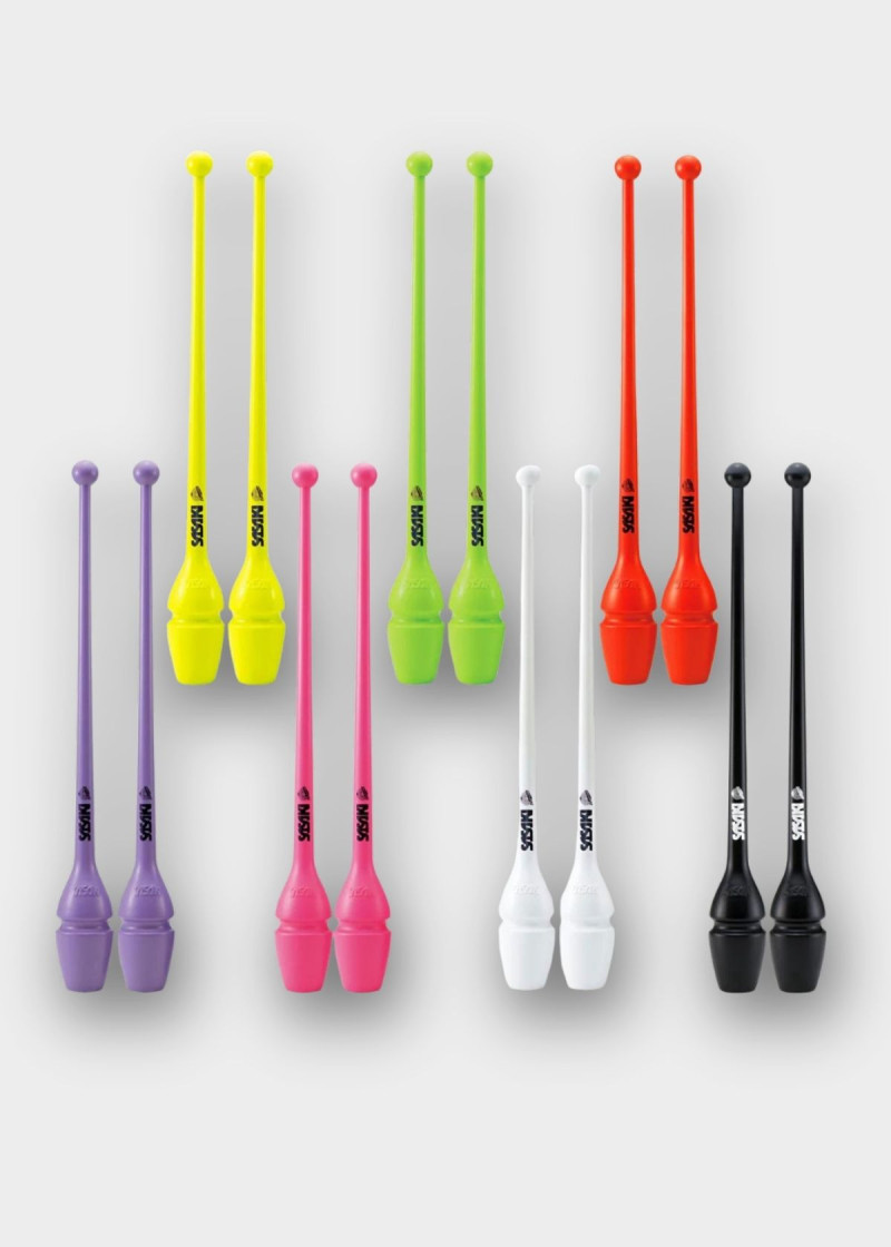Булави для гімнастики SASAKI NEW FIG M-34JKH, 40.5 гума, FreshPink (FRP), 40.5cm, 150g