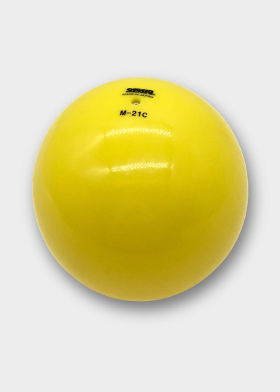 М'яч для гімнастики SASAKI M-21C гума, Lemon Yellow(LEY), 15cm, 300g
