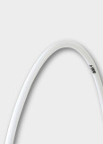 Обруч для гімнастики SASAKI M-16 поліетилен, White (W), 89см, 300g