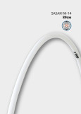 Обруч M-16 полиэтилен, White (W), 89cm, 300g