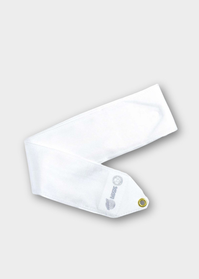Лента M-71 сатин-шелк, White (W), 6m