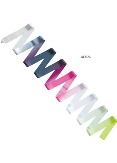 Стрічка для гімнастики SASAKI MJ-715AG, 5м сатин-шовк, AG024, 5m