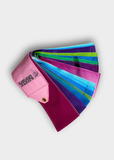 Стрічка для гімнастики SASAKI MJ-715AG, 5м сатин-шовк, AG029, 5m