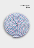 Скакалка MJ-243 полиэстер, LightBlue x LightPink (LIBUxLIP), 2.5m
