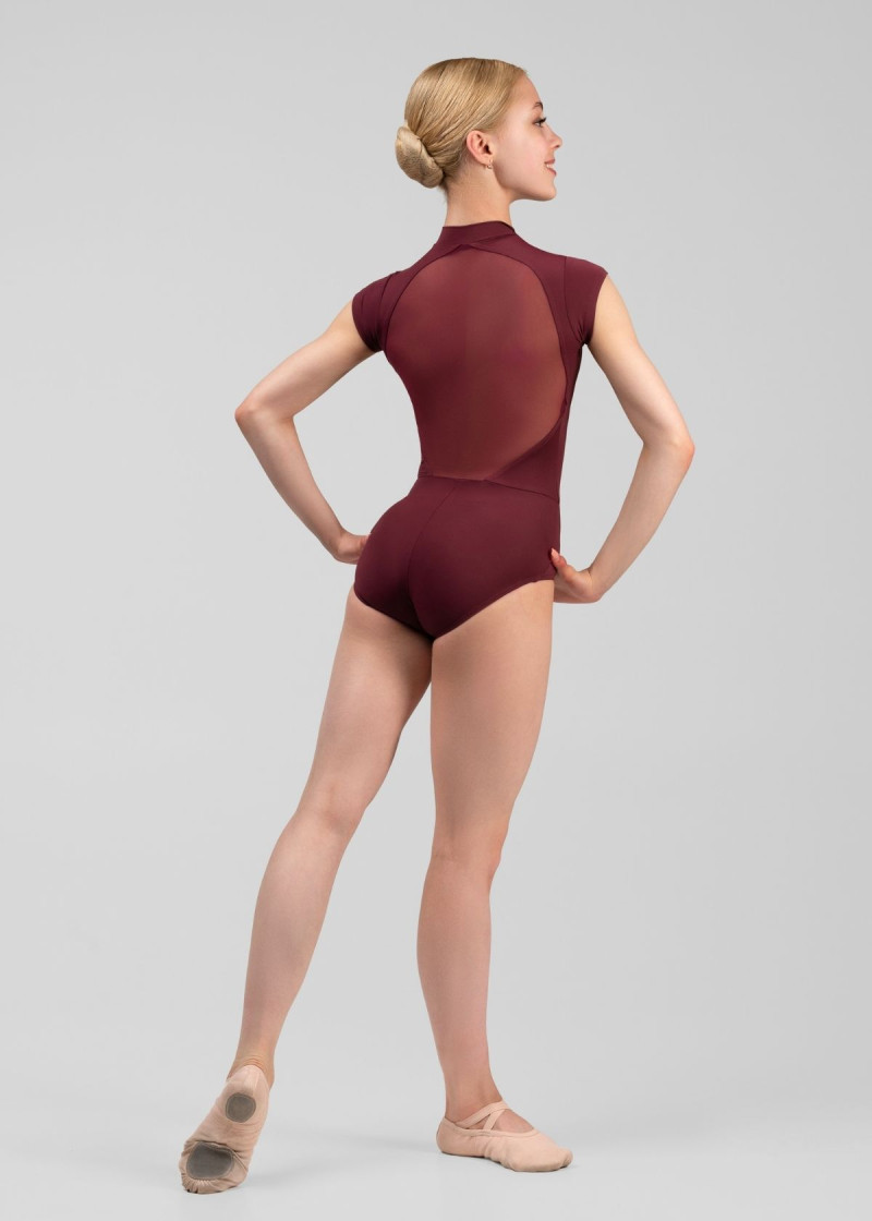 LE SECRET - Купальник JESSICA, молния нейлон+сетка, italian plum, XS