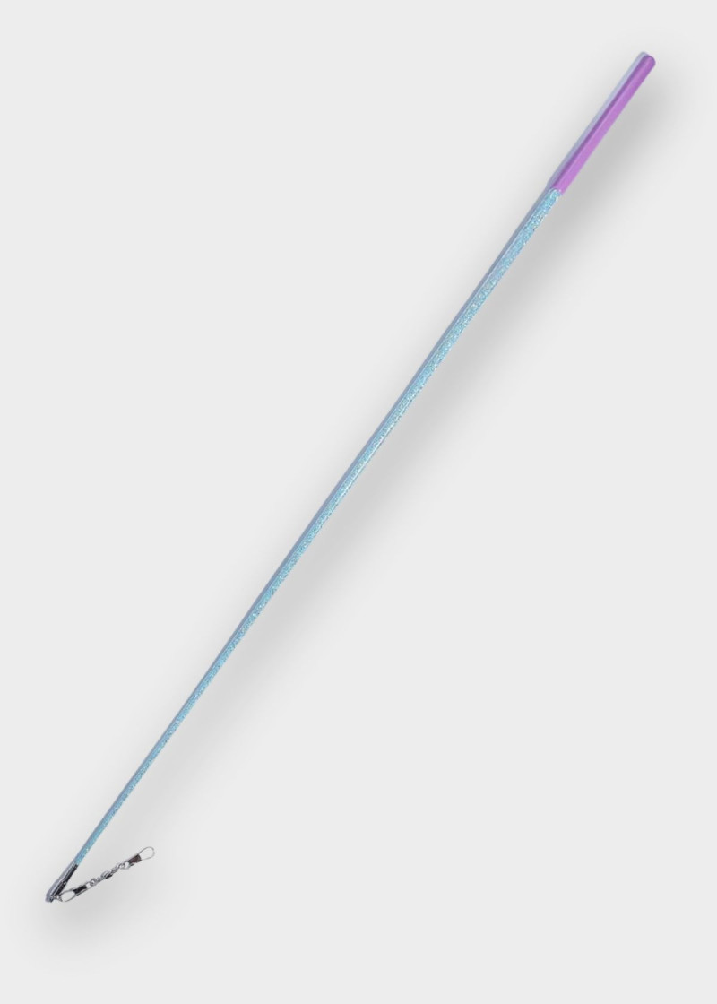 Паличка для гімнастики SASAKI NEW FIG M-781HJK, 57 фібро-скло, Green x Lilac (PEGxRRK), 57cm