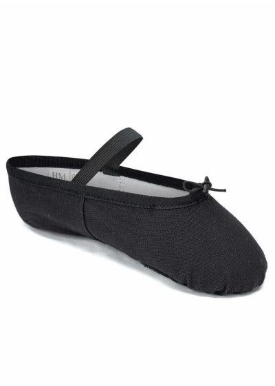 Балетки SANSHA TUTU-SPLIT кирза, чорний1, L, M