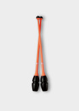 Булави для гімнастики CHACOTT 65203 пластик+гума, Black - Orange (183), 45.5cm