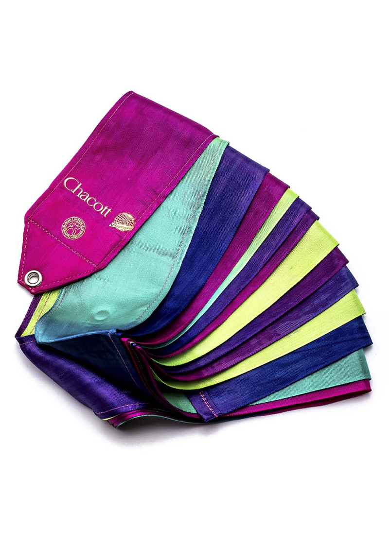 Стрічка для гімнастики CHACOTT GRADATION, 5m штучний шовк, Plum (778), 5m