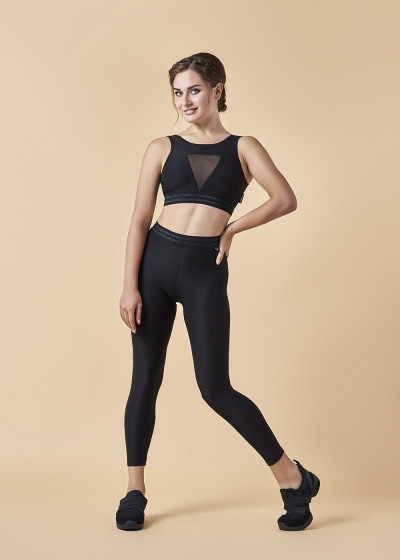 Лосини LESLIE мікрополіамід, jet hematite, M