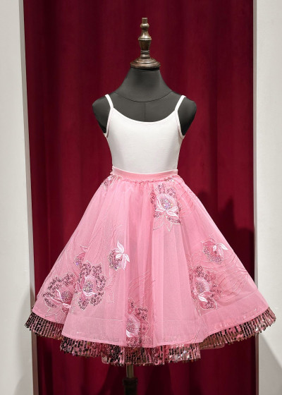 Спідниця шопенка BON-BON 100%нейлон, темно-рожевий, L