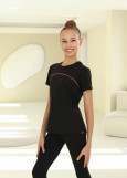 GALAXY - Футболка КР SASKIYA нейлон, black+galaxy, 158см