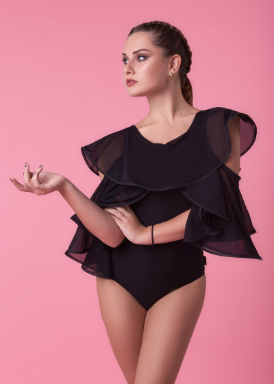 Купальник FELIZ 90%поліамід, 10%еластан, чорний, XS