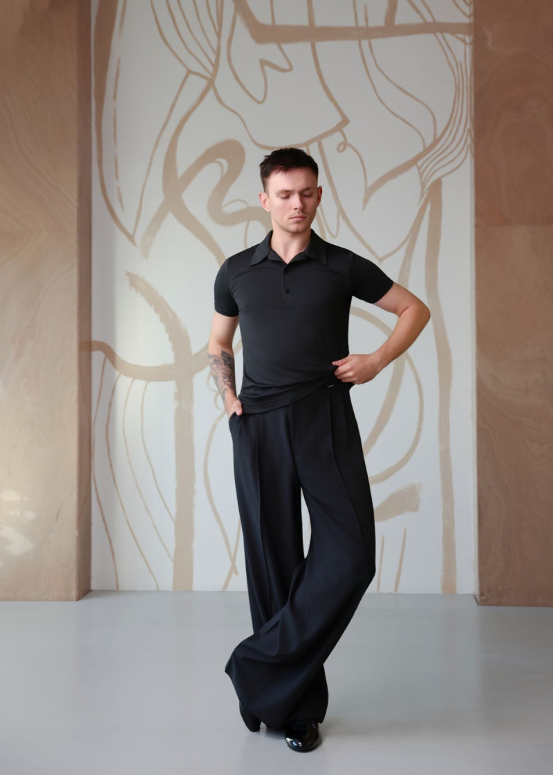 JORDAN - Брюки бальные для стандарта габардин, черный, 152см