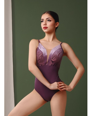 Купальник з бретелями ARABELLA нейлон+сітка флок, berry smoothie, M