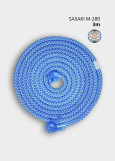Скакалка M-280 нейлон, Light-blue (LIBU), 3m