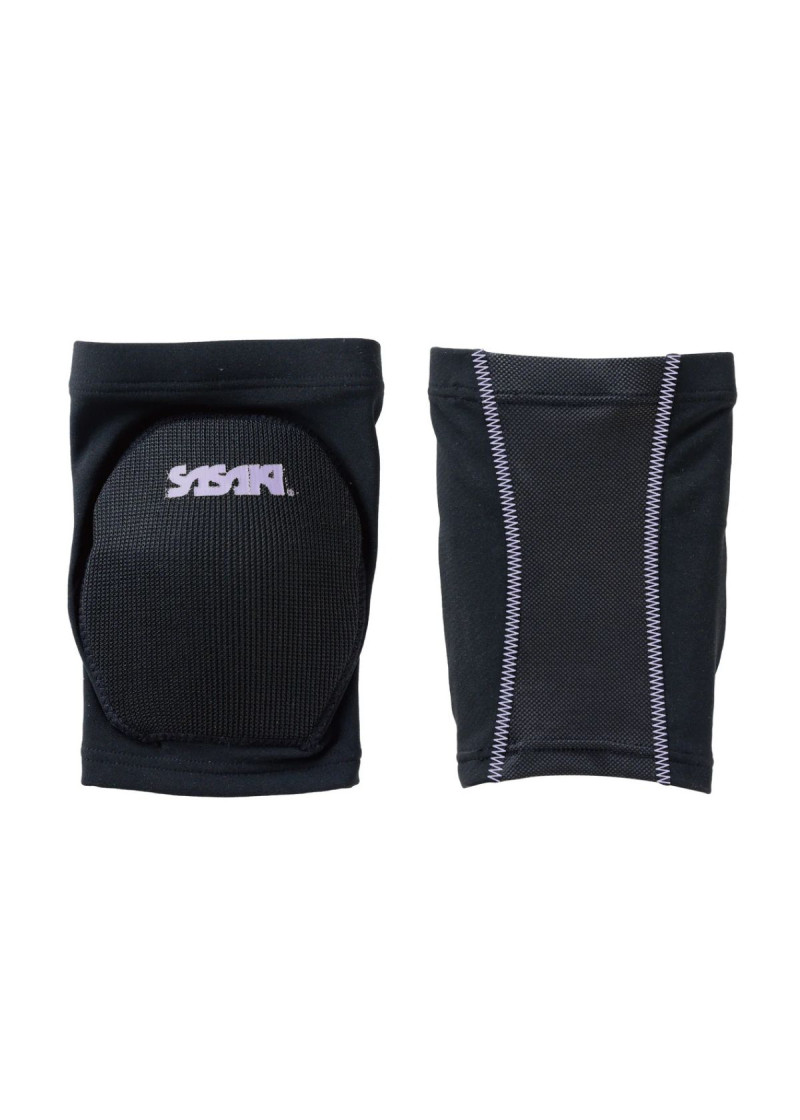 Наколінник для гімнастики SASAKI 910 нейлон+поліуретан, Black x Lavender (BxLD), SF