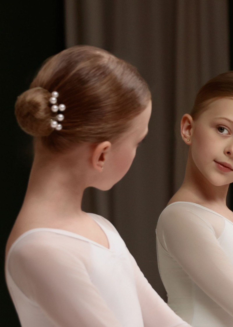 Шпилька з перлиною білий, XS