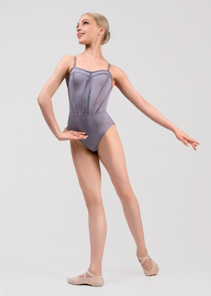 AMOUAGE - Купальник бретели SIMONE микрополиамид, pale violet, XS