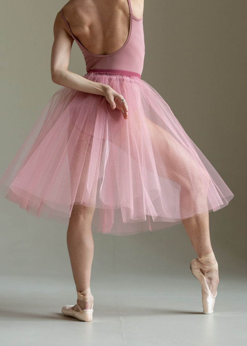 Спідниця шопенка JULIET, 2 шари тюль, pink, XS