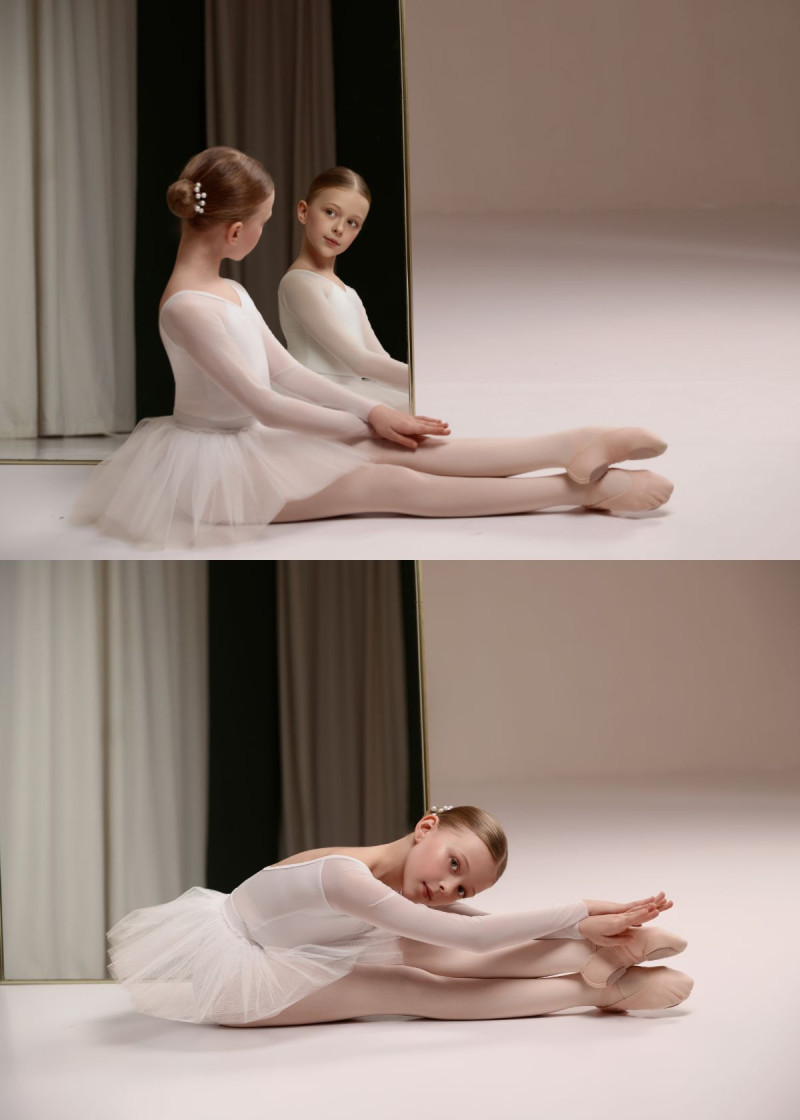 Полупачка ADAGIO тюль, white, 122-128см