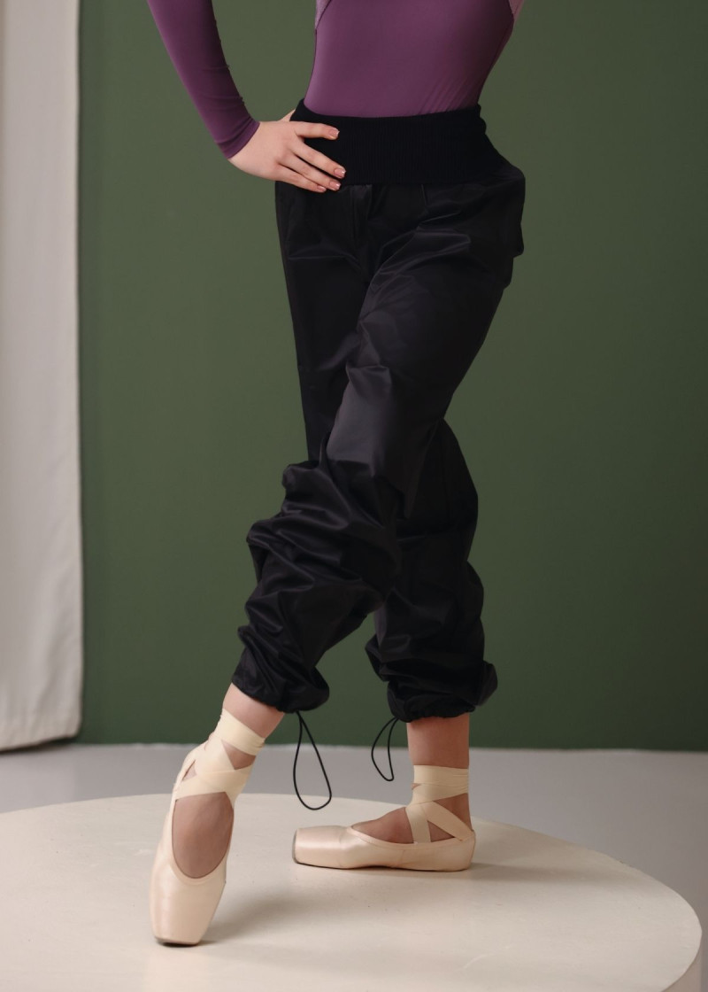 Штани САУНА MOMENTUM з відворотом 100%поліестер, чорний, 152см