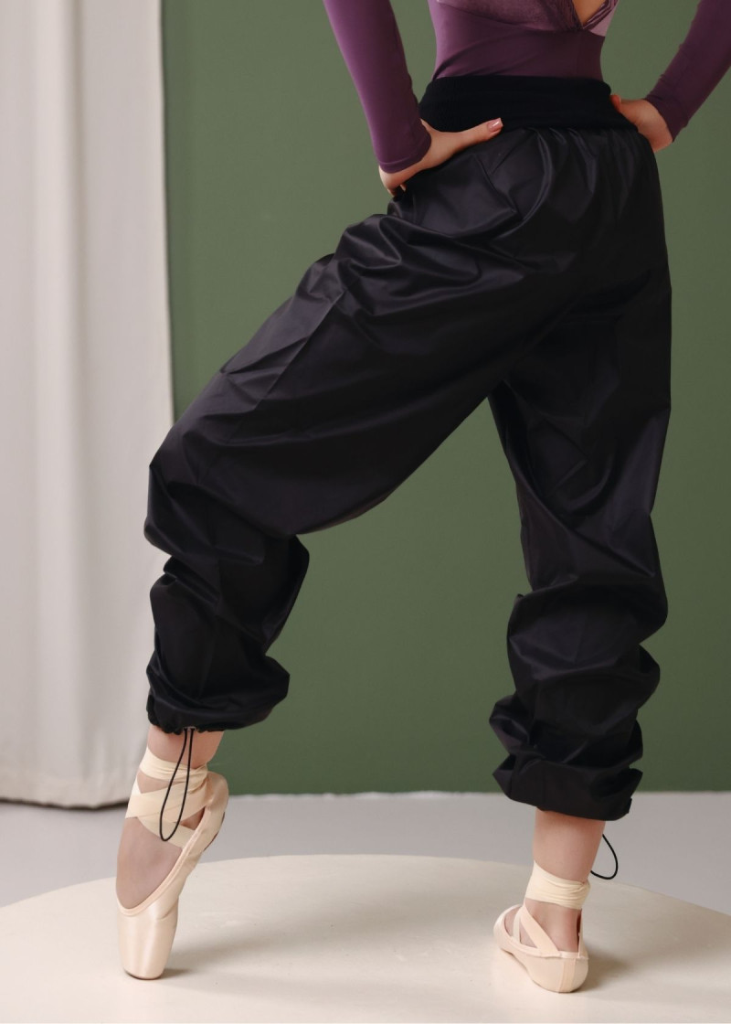 Штани САУНА MOMENTUM з відворотом 100%поліестер, чорний, 152см