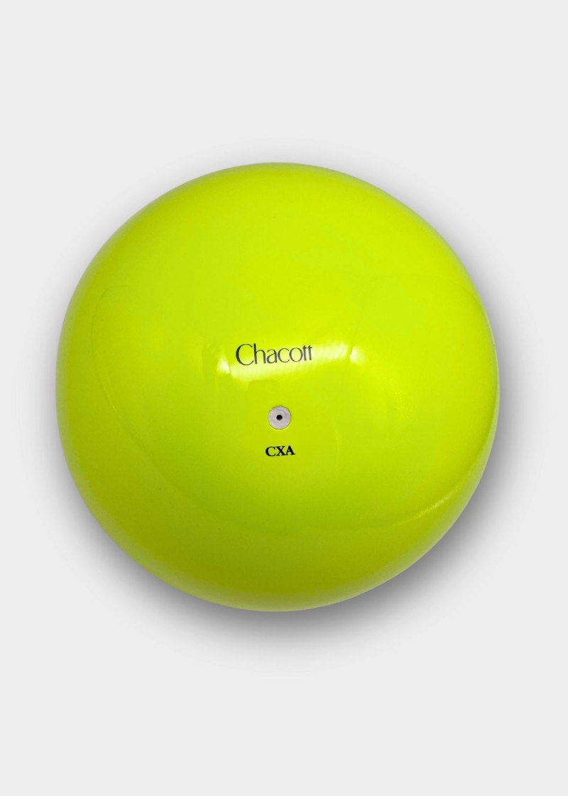 Мяч Gym Ball , 18.5см резина, Lemon Yellow (062), 18.5cm