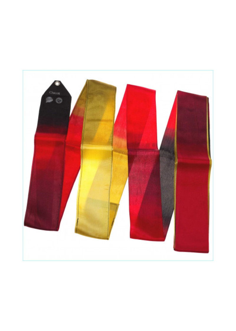 Лента Gradation, 6m иск.шелк, Scarlet (754), 6m