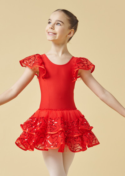 Костюм EMILY 90%поліамід, 10%еластан, червоний, 122см