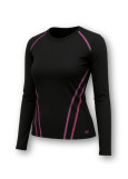 Футболка з довгим рукавом ADDLYN нейлон, black+galaxy, 146см