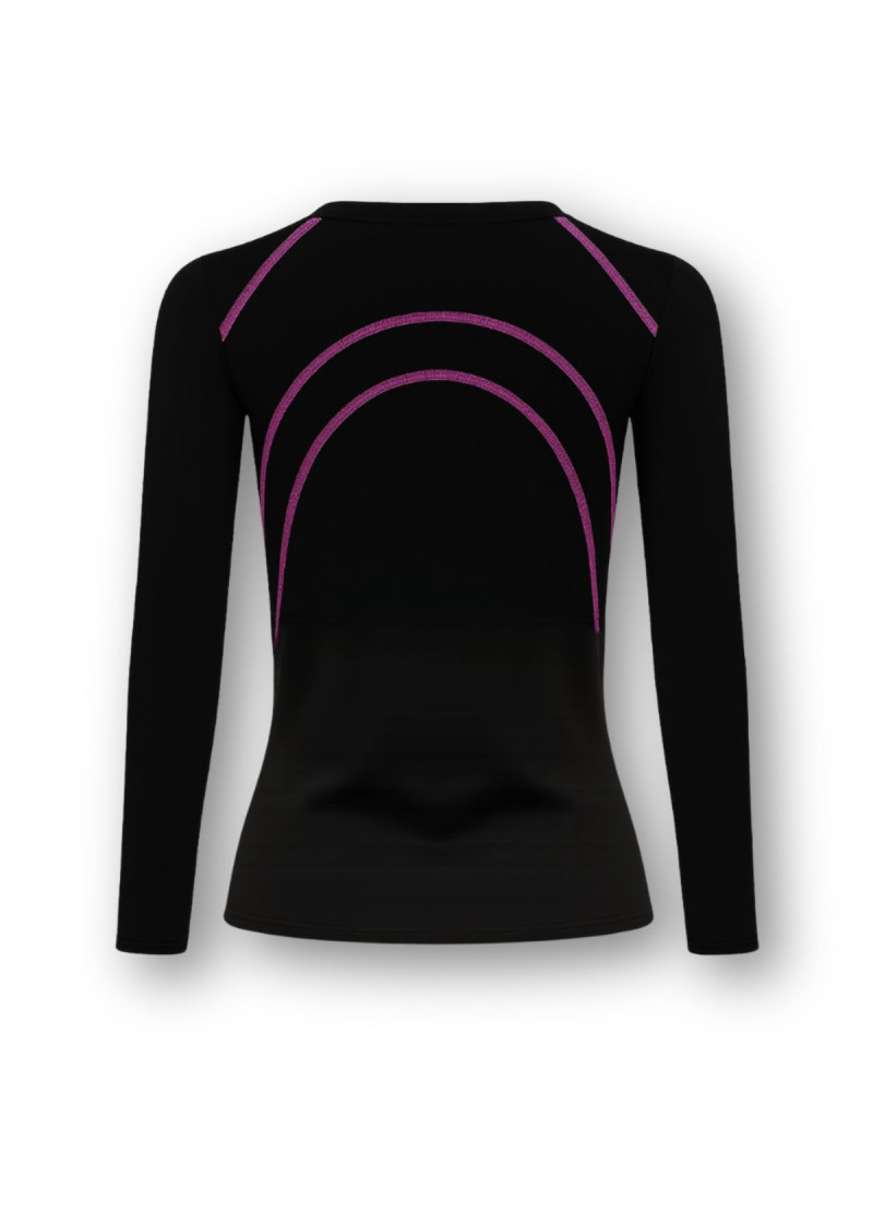Футболка з довгим рукавом ADDLYN нейлон, black+galaxy, 146см