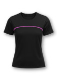 Футболка з коротким рукавом SASKIYA нейлон, black+galaxy, S